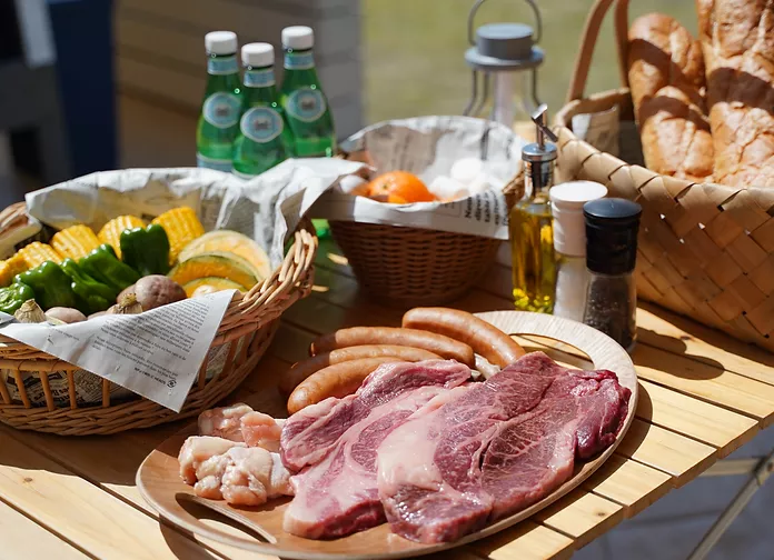 食材・BBQ風景 5