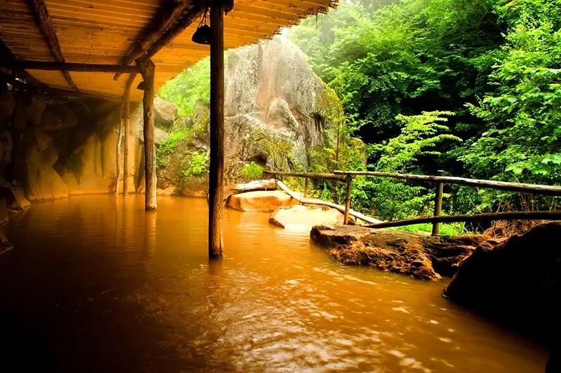 横谷温泉旅館|蓼科・横谷渓谷の黄金色の自家源泉と露天風呂 photo