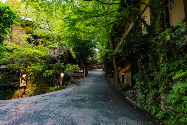 黒川温泉の露天風呂めぐり