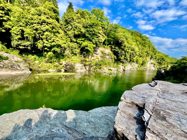 長瀞渓谷 岩畳
