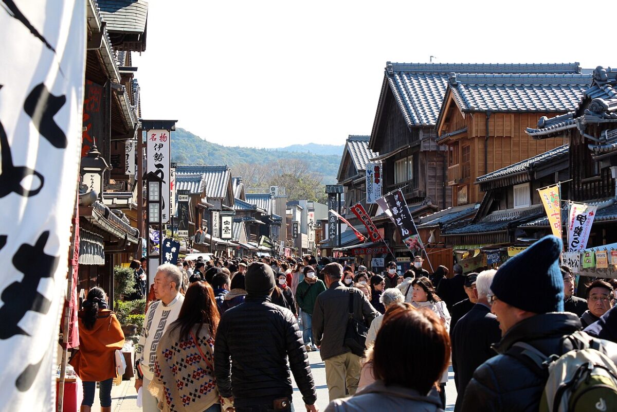 おかげ横丁の町並み