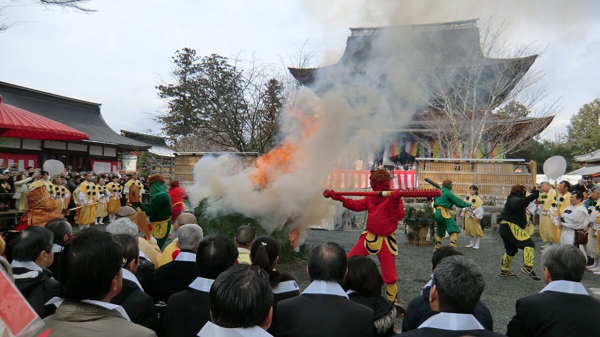 金峯山寺の節分会