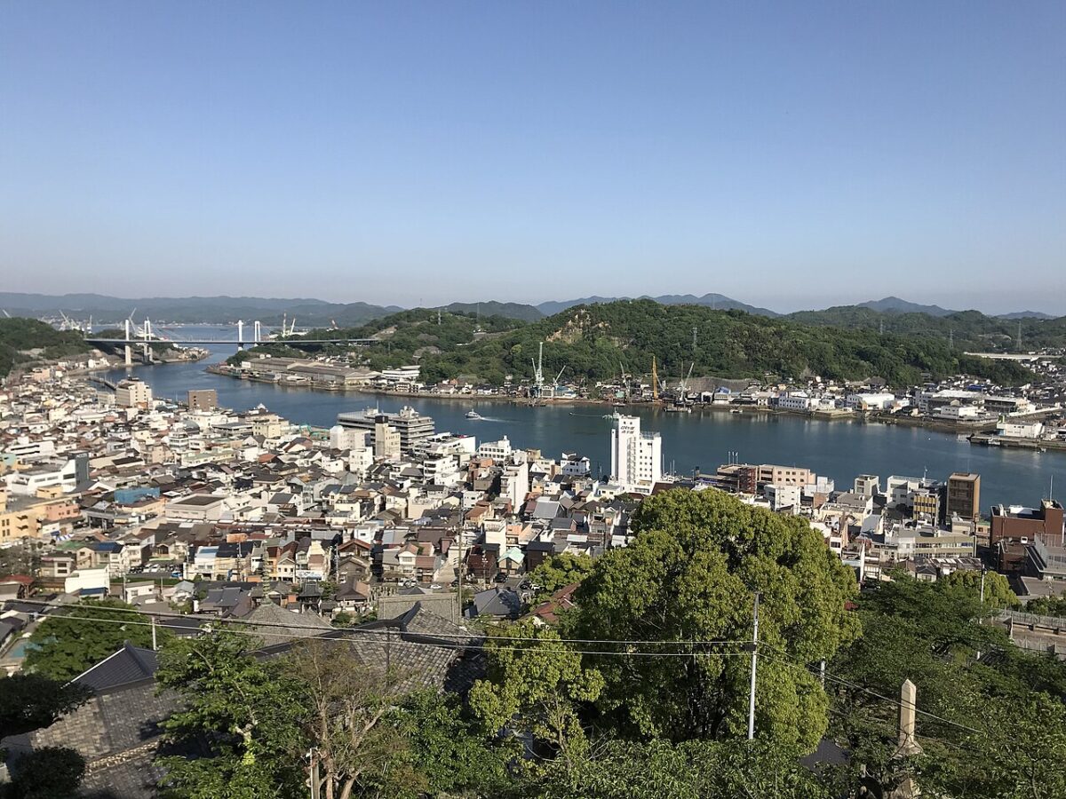 千光寺付近から見た尾道大橋と新尾道大橋