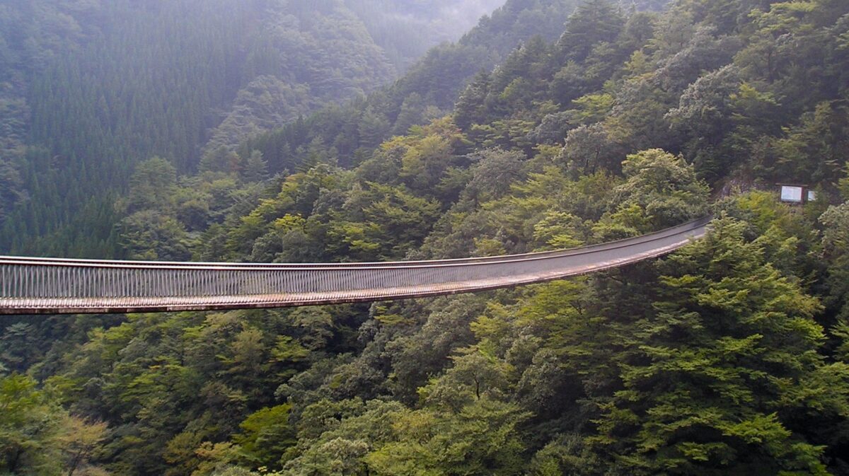 五家荘 梅木の吊橋