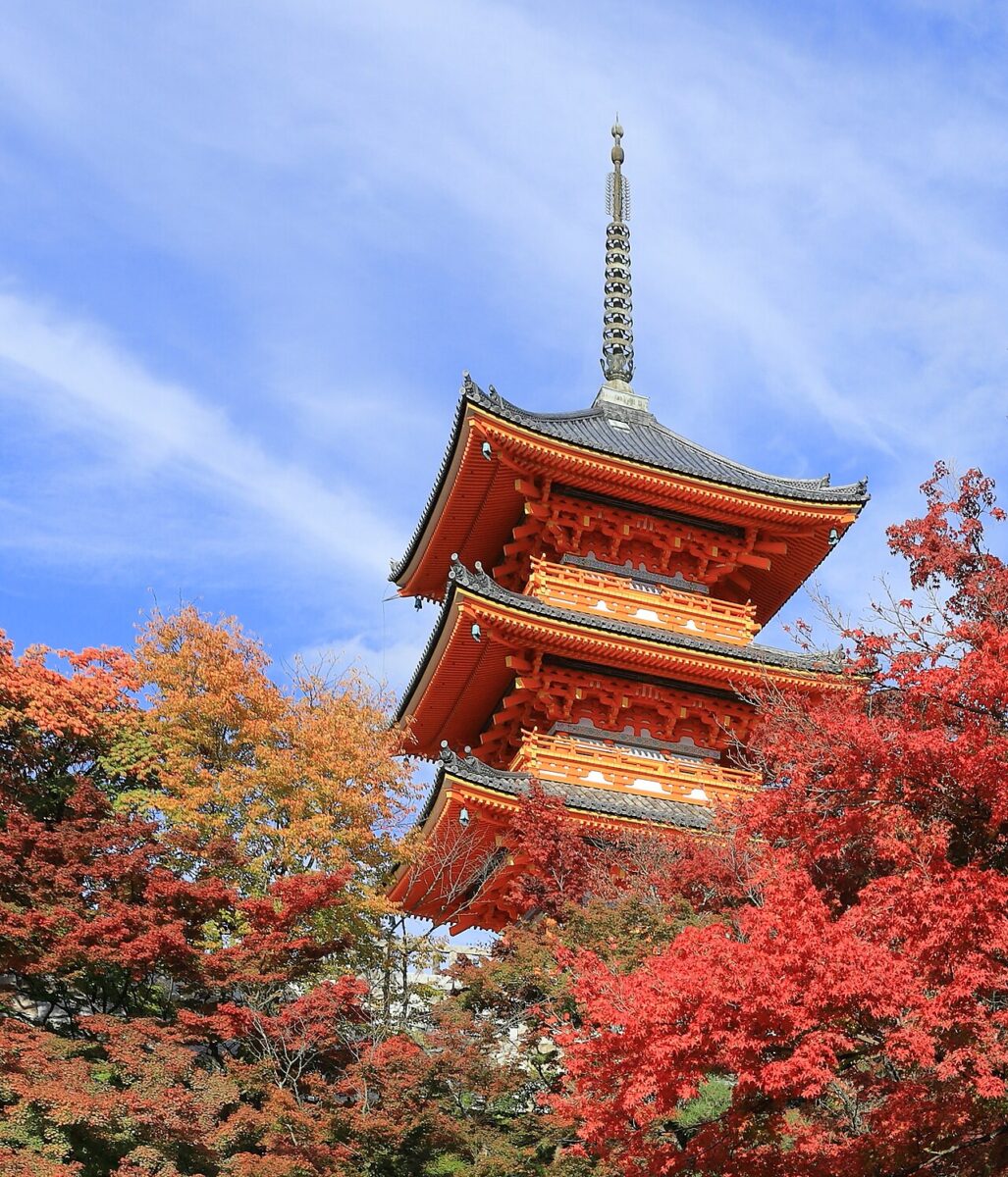 清水寺の三重塔