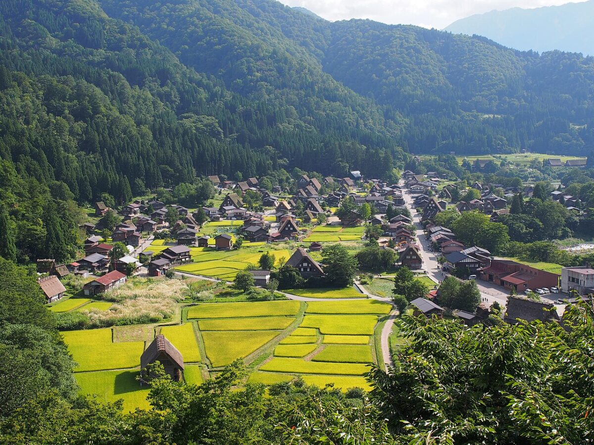 展望台から見た白川郷