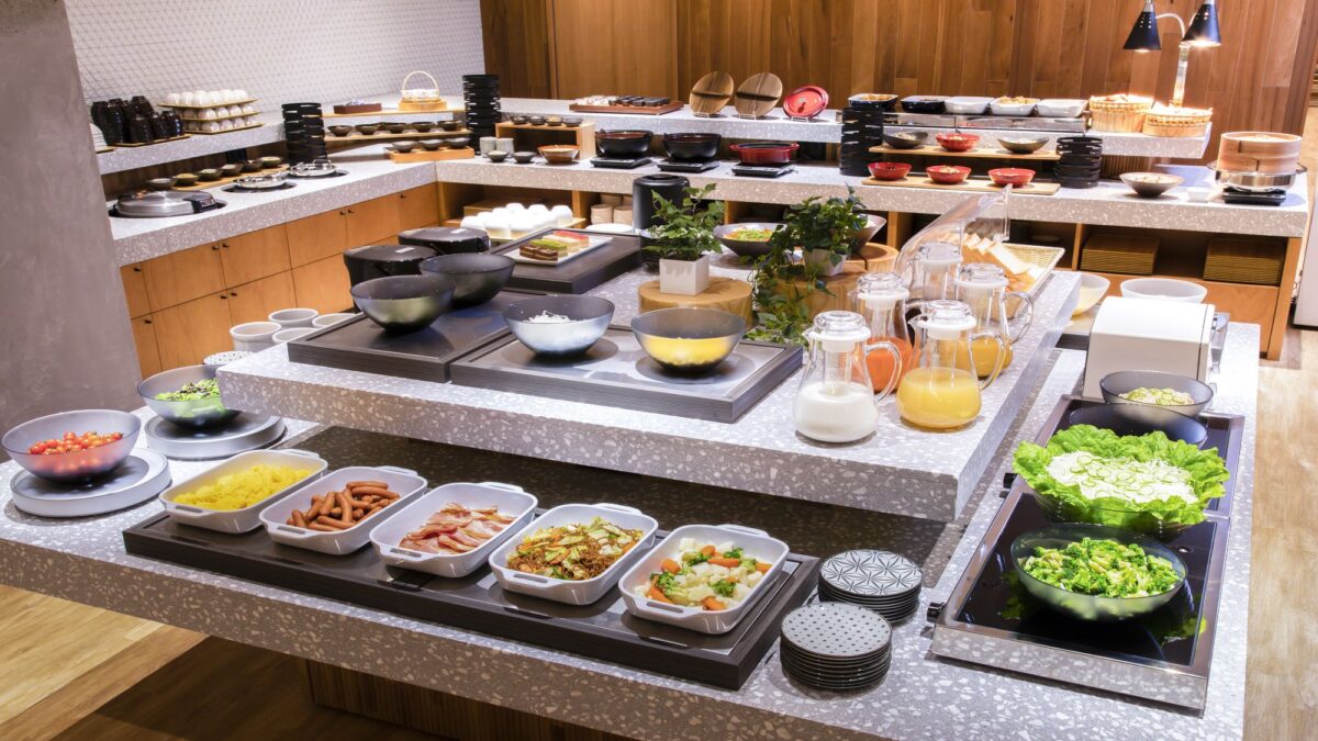 朝食ビュッフェ一例（別角度 4）
