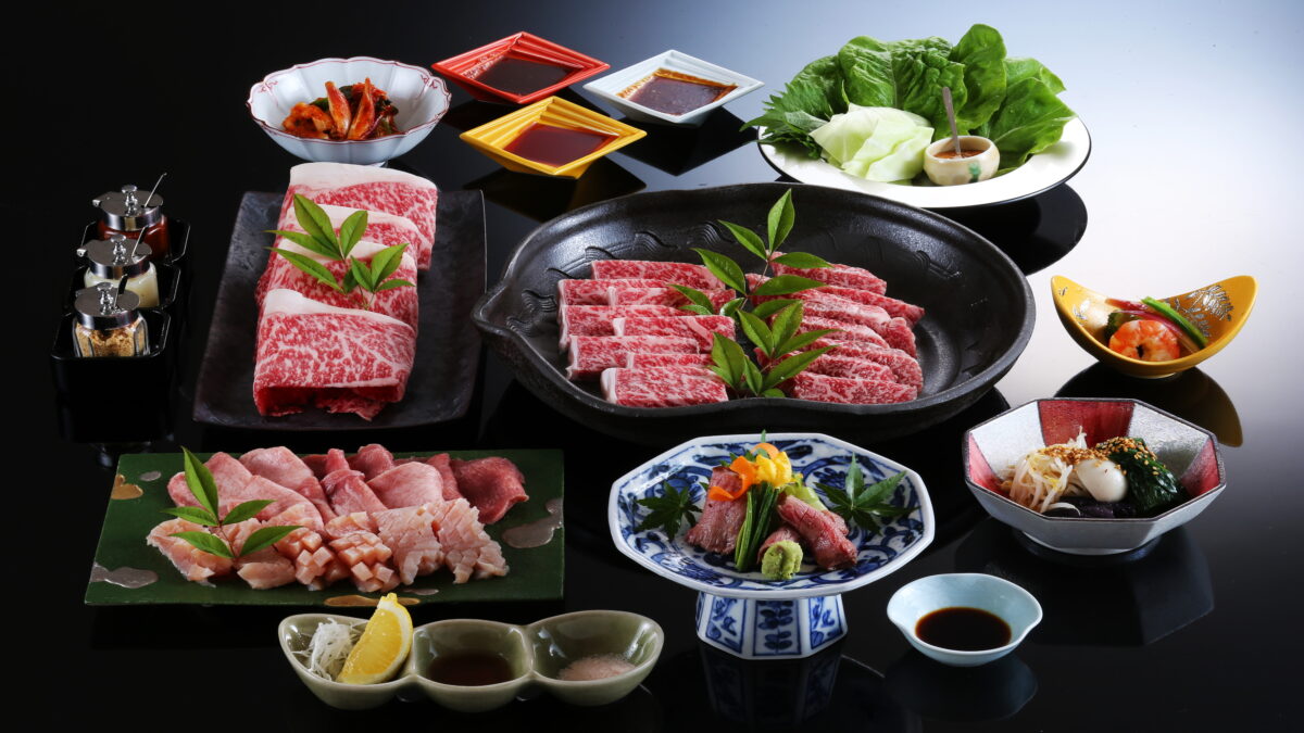 焼肉会席一例