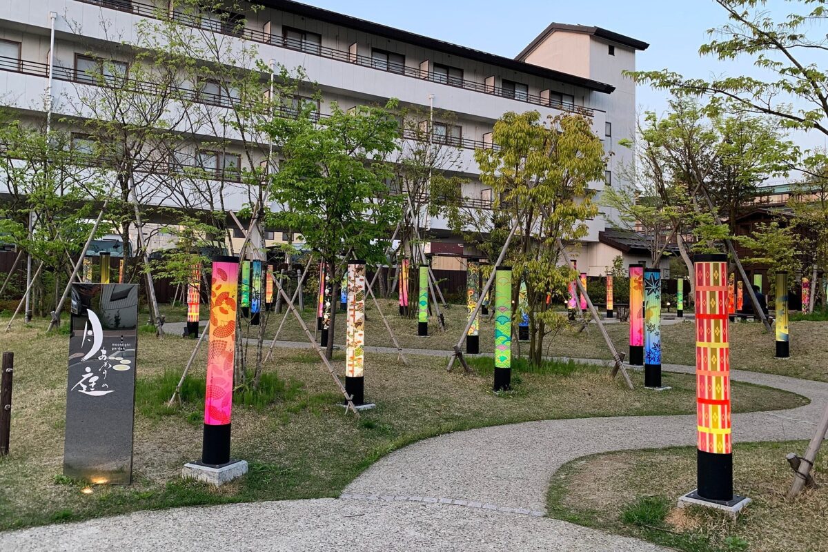 月岡温泉街