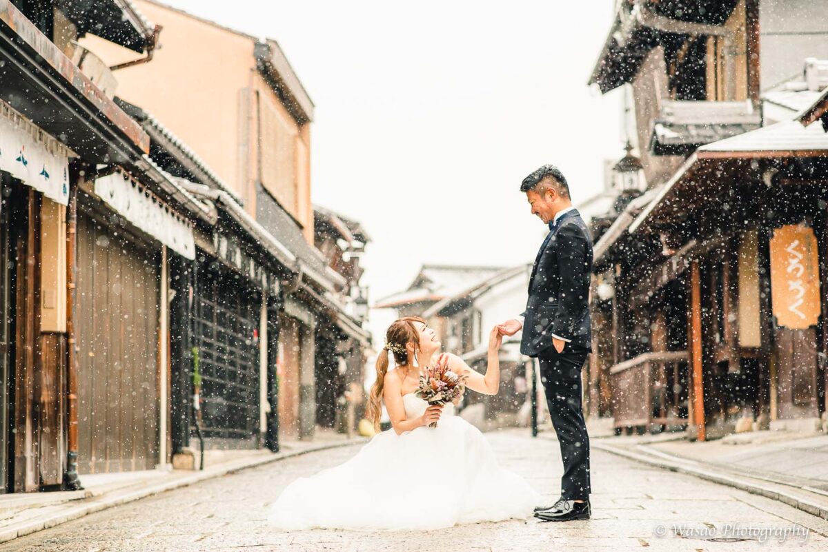 Wasao Photography｜東山の町家と石畳で残す洋装撮影