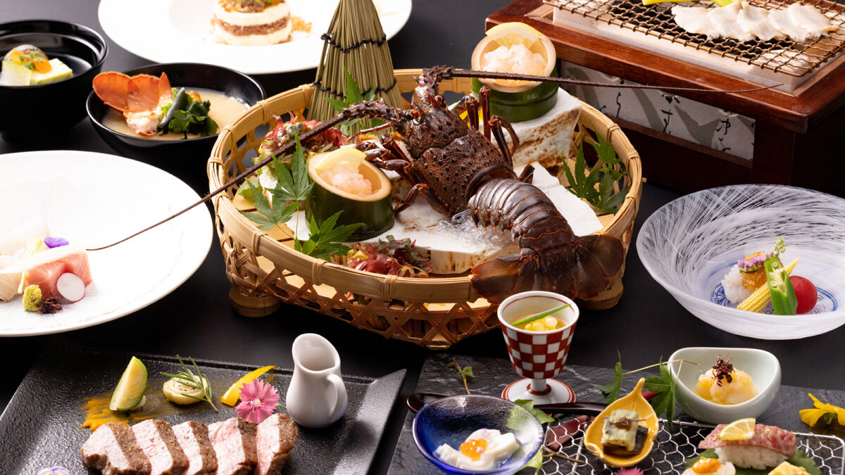 【うらりプレミアム】メイン料理は「ブランド牛食べくらべ」若しくは「A５佐賀牛ステーキ」更に伊勢海老も