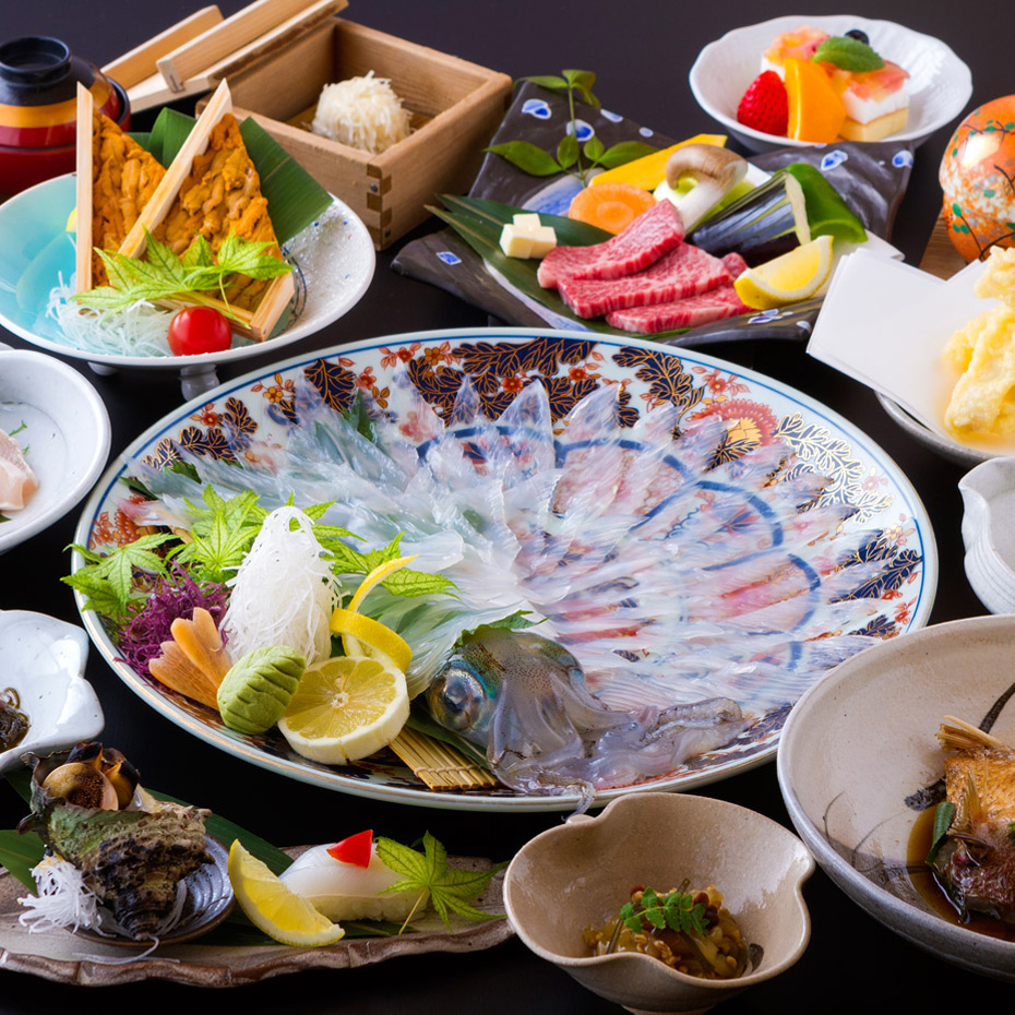 イカ・うに・佐賀牛