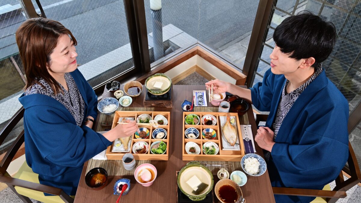 朝食風景