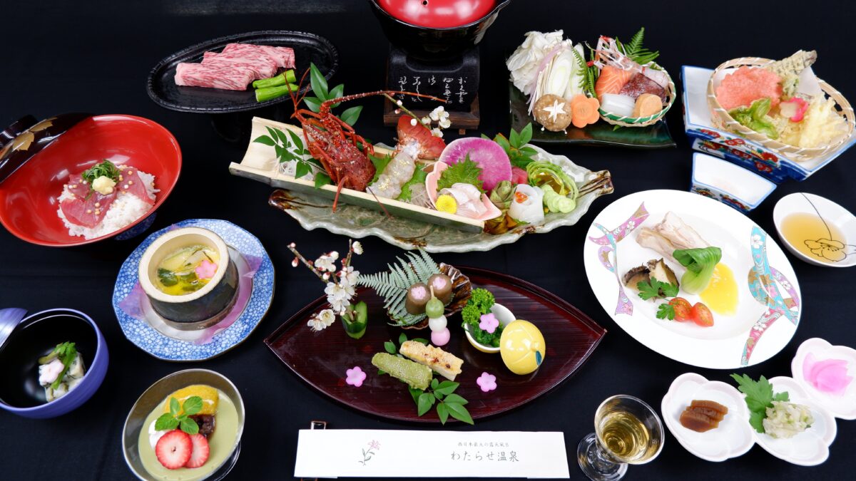 ささゆり【料理長厳選会席イメージ（別角度 2）