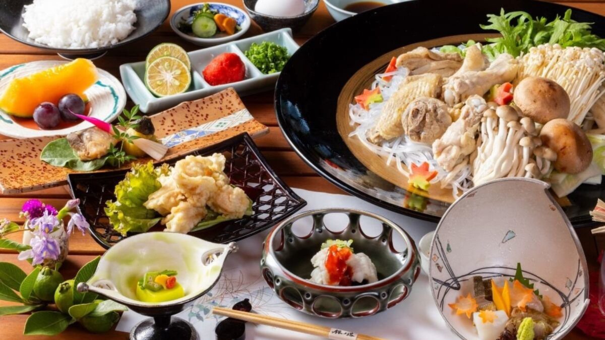 食事一例和食の名店【銀ノ塔監修！冬会席料理で味わう、季節ごとの和食の贅沢