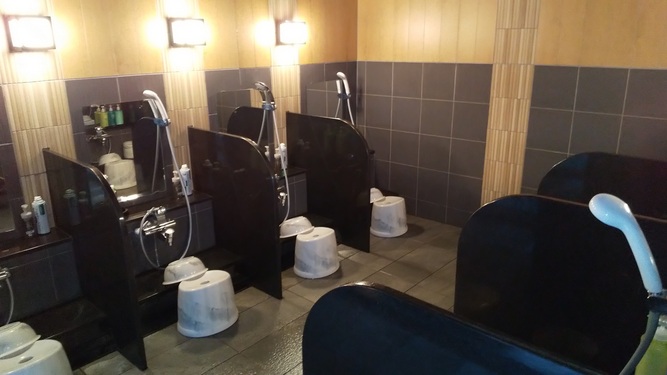 男性用大浴場 カラン