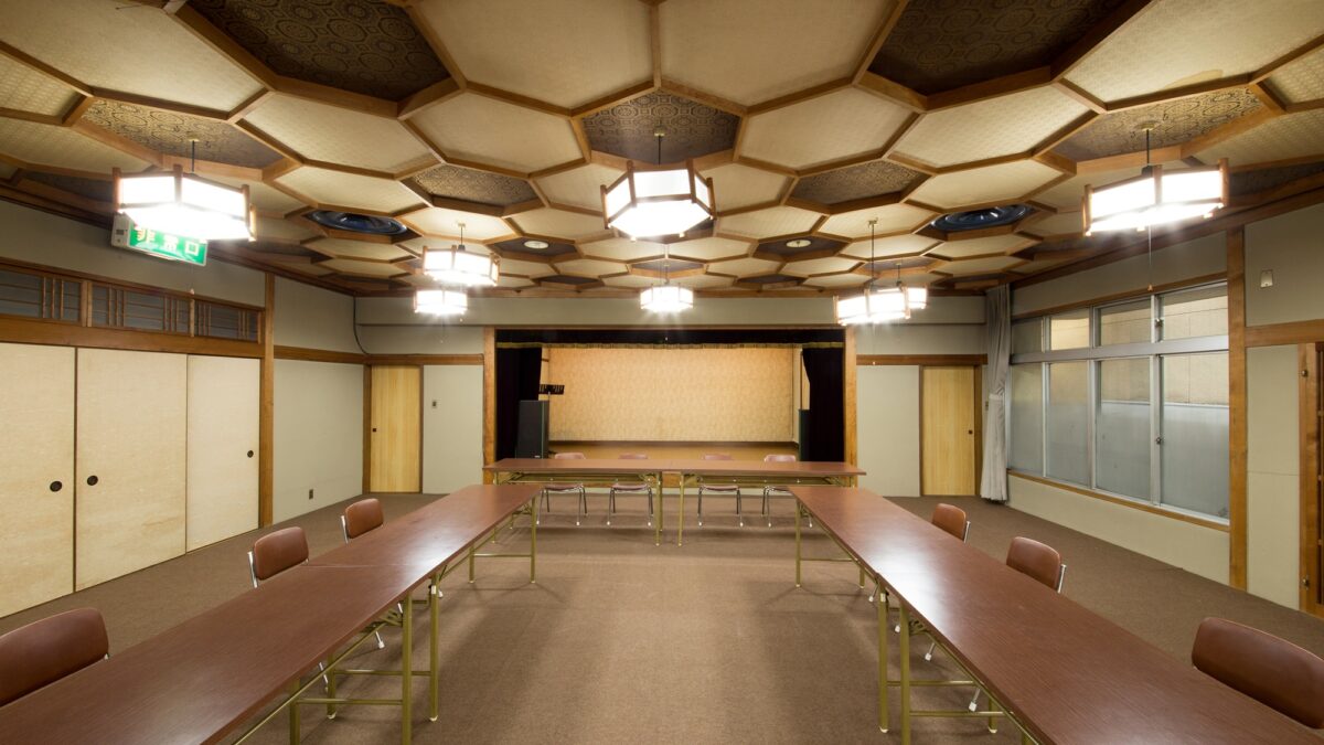 【館内】宴会場がございます。人数が多い時でもご対応可能です