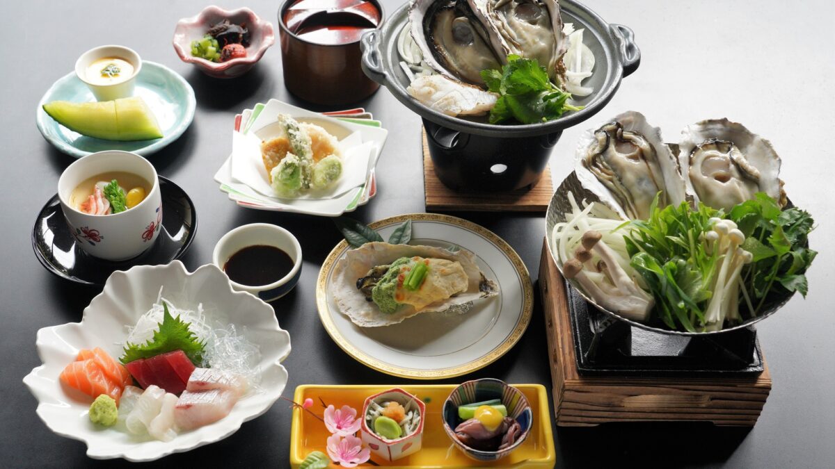 牡蠣料理いり会席スタンダードコース『さざ波』のイメージ