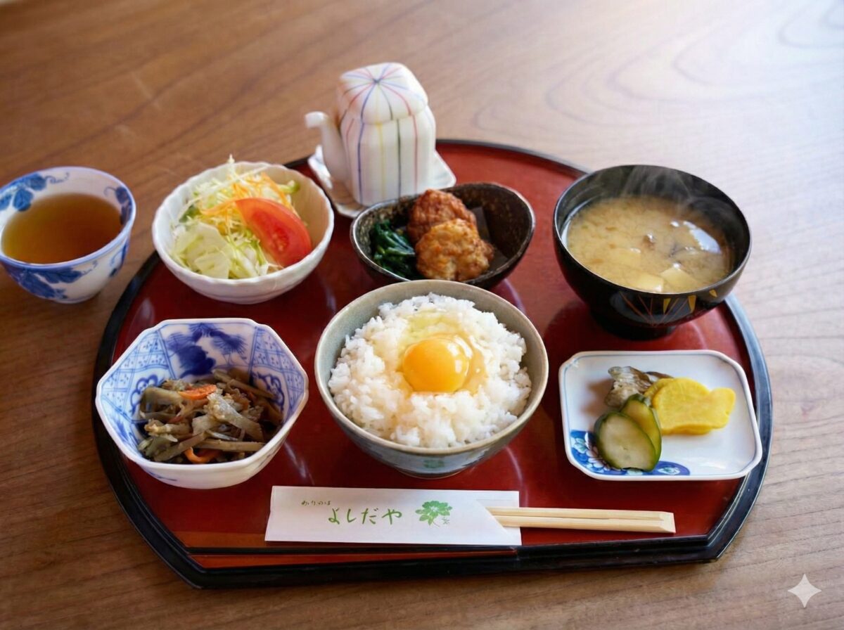 彩りたまごかけ御膳