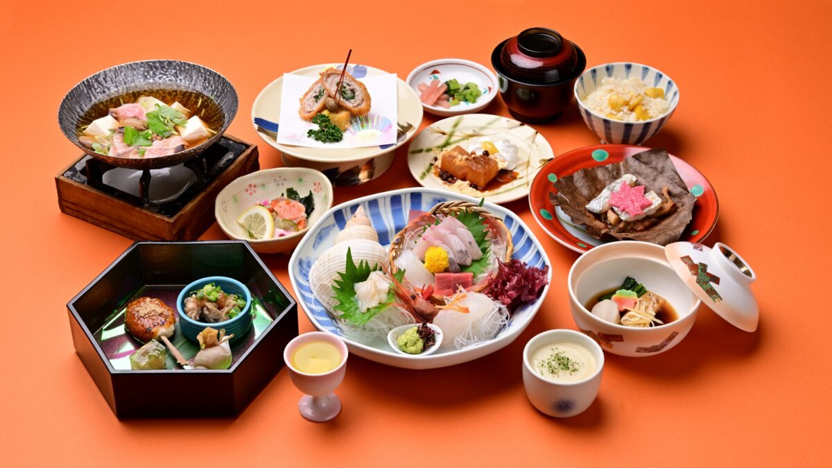 *【おわら会席25年秋のお食事一例