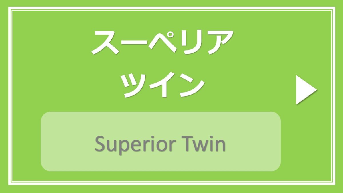 禁煙スーペリアツイン