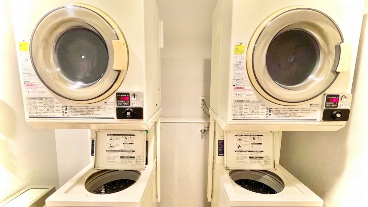 【7F】コインランドリー（洗濯:300円／洗剤自動投入 乾燥機:30分100円）