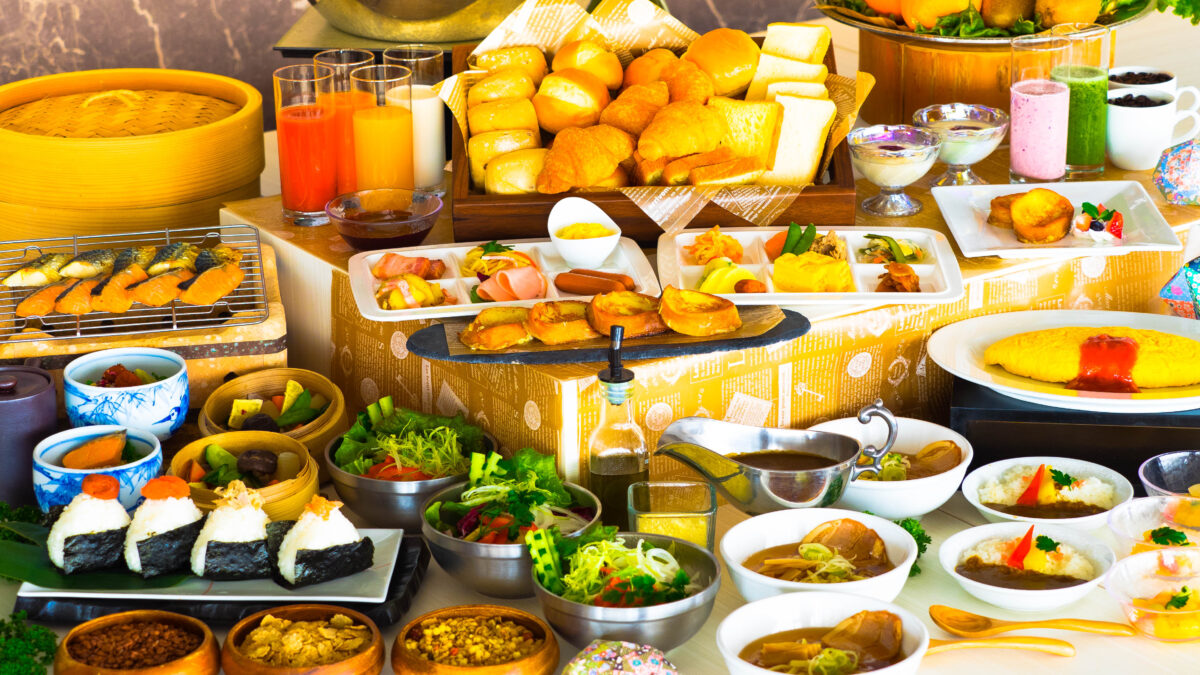 『朝食ビュッフェ』イメージです