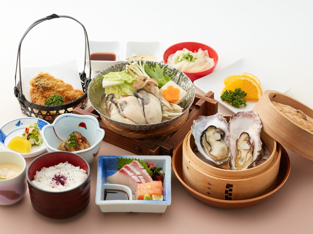 １２月から翌年2月の 牡蠣御膳