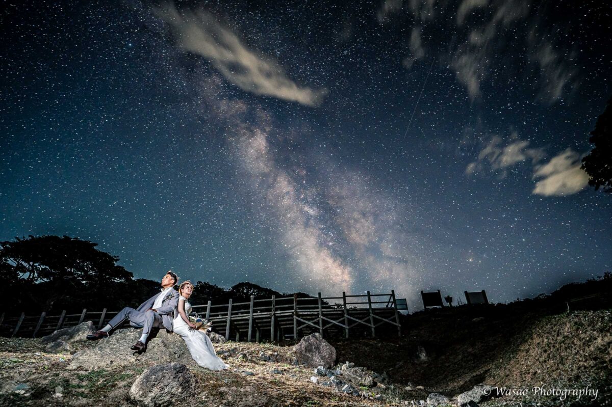 Wasao Photography｜岩場と星空を組み合わせた幻想的な一枚