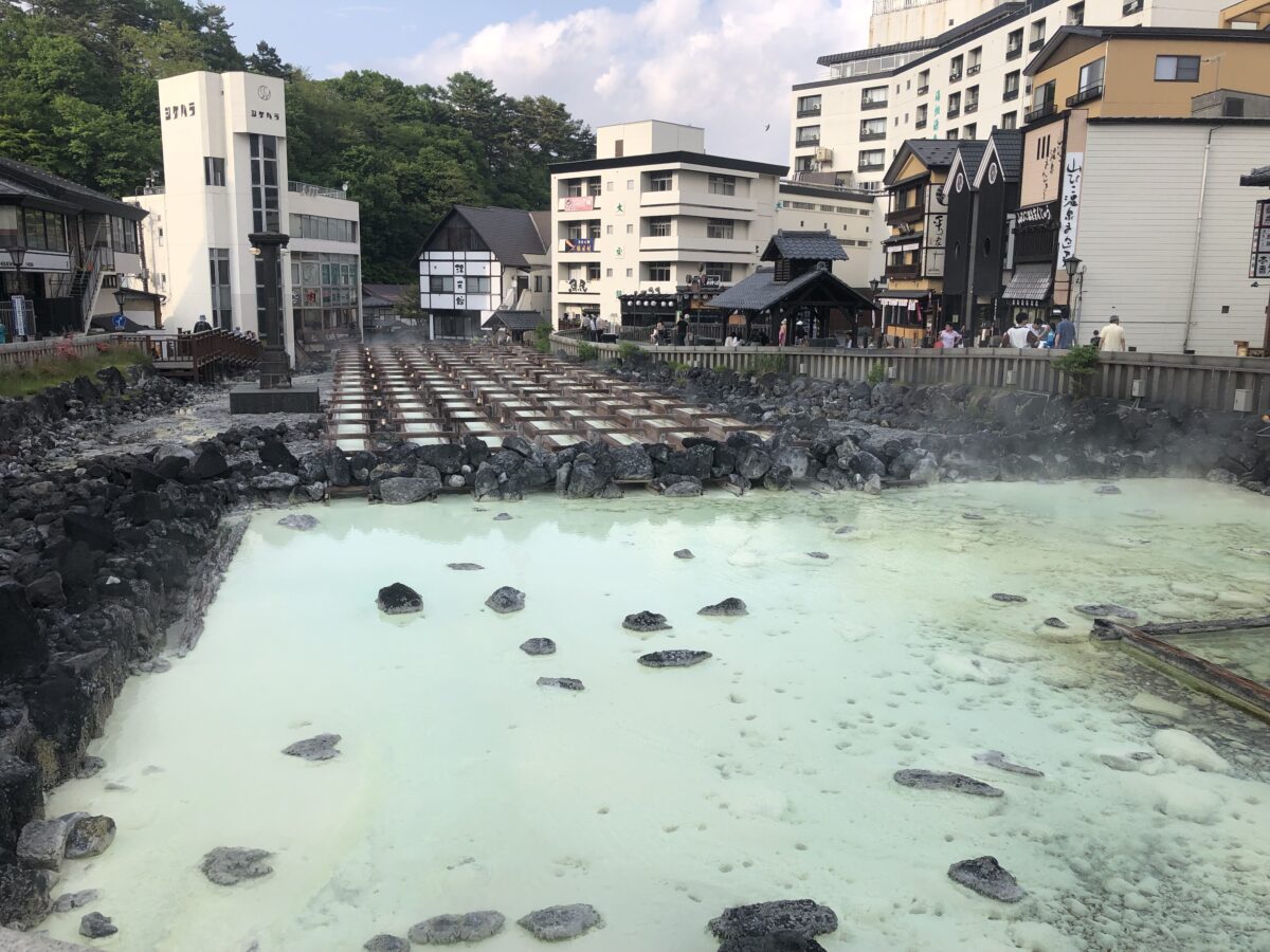 草津温泉 湯畑