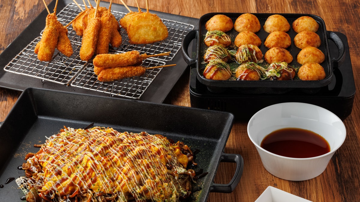 朝食ブッフェ大阪名物コーナー