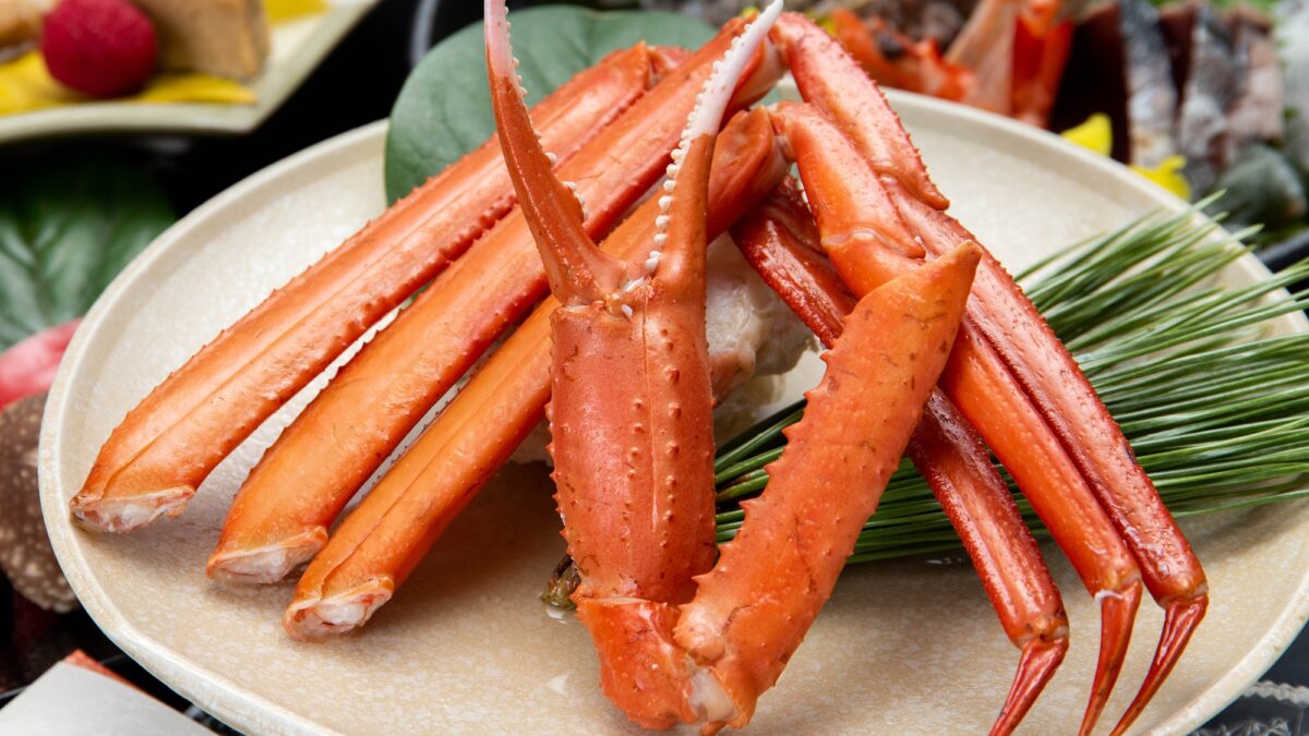 *［夕食一例］紅ズワイガニ
