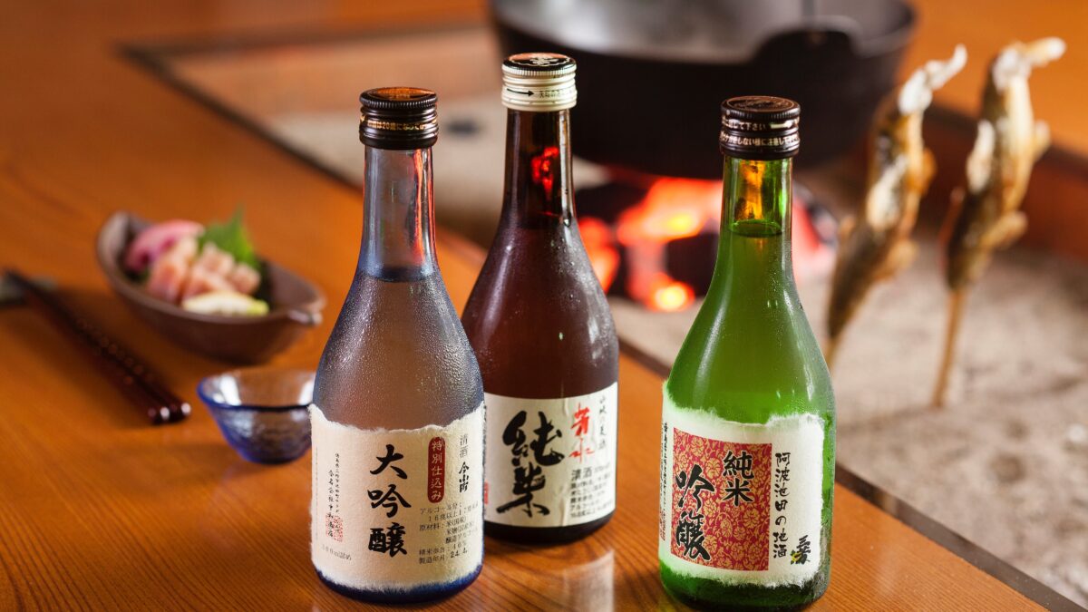 郷土料理に地酒は最高ですね