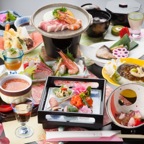 春の会席料理イメージ
