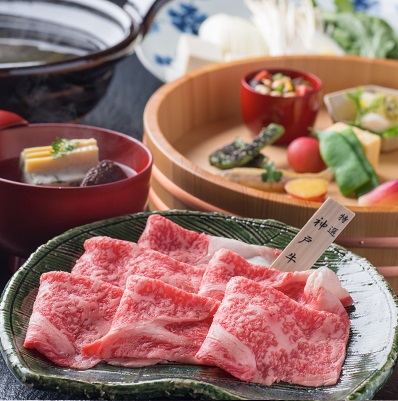 神戸牛しゃぶしゃぶ付き旬菜会席