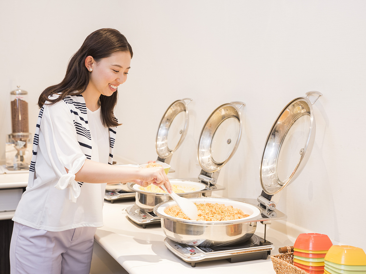 朝食サービスお好きなメニューをお好きなだけどうぞ♪イメージ