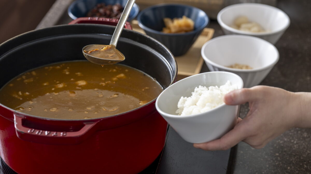 朝食(カレー)