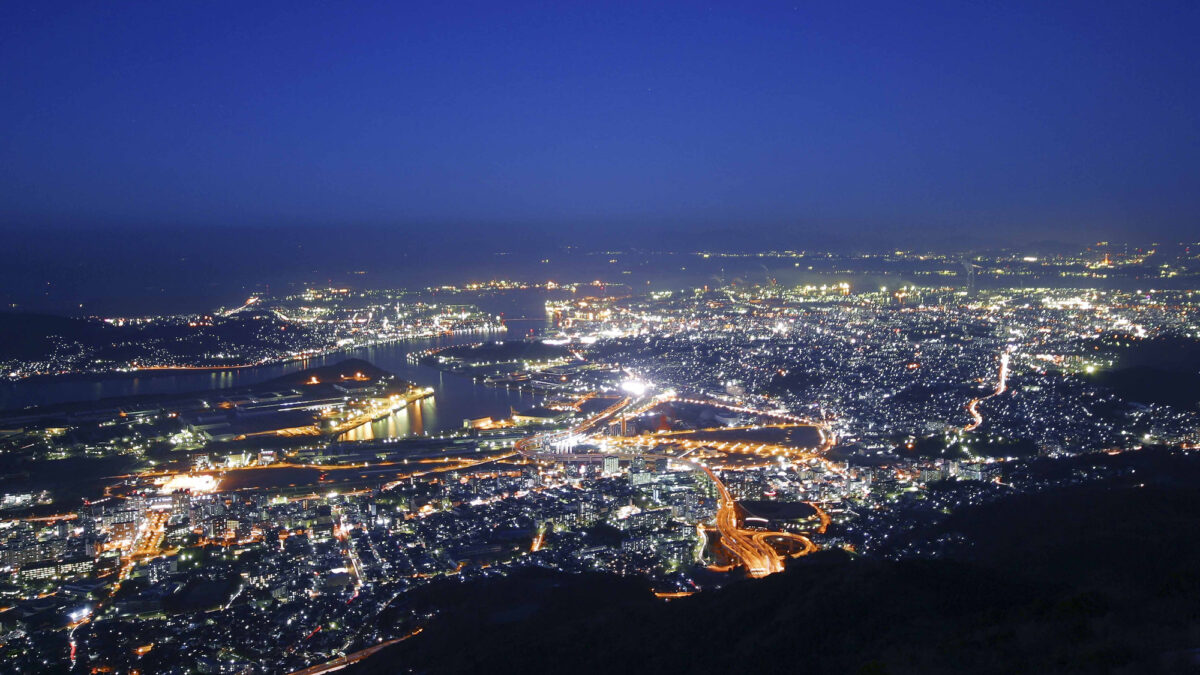 皿倉山の夜景
