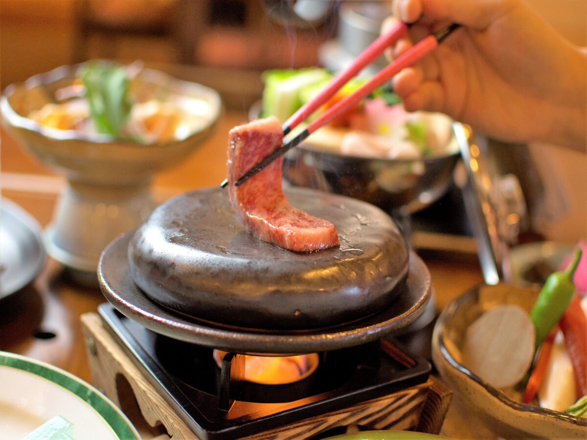 阿波牛の石焼き