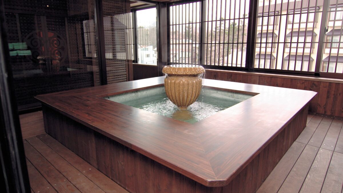 レラ館宿泊者専用の足湯