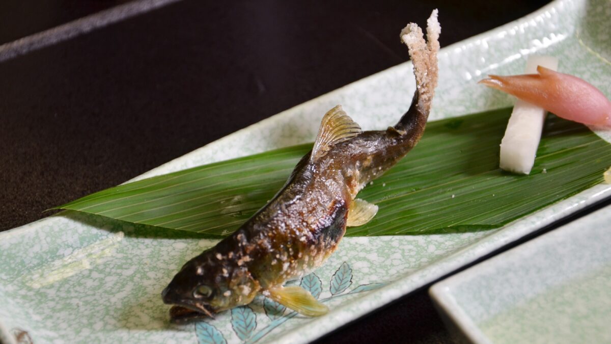 *■お料理一例■季節により使用する食材は変わりますが、鮎などの岩魚も人気です