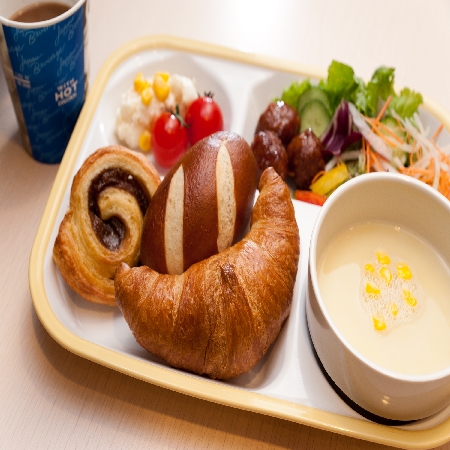 健康無料朝食（別角度 2）