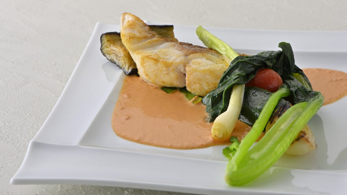 SETOUCHI RESTAURANT BLUNOランチコース メイン 魚料理