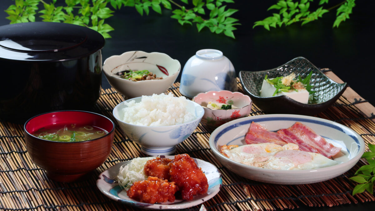朝食一日の活力をつけてください