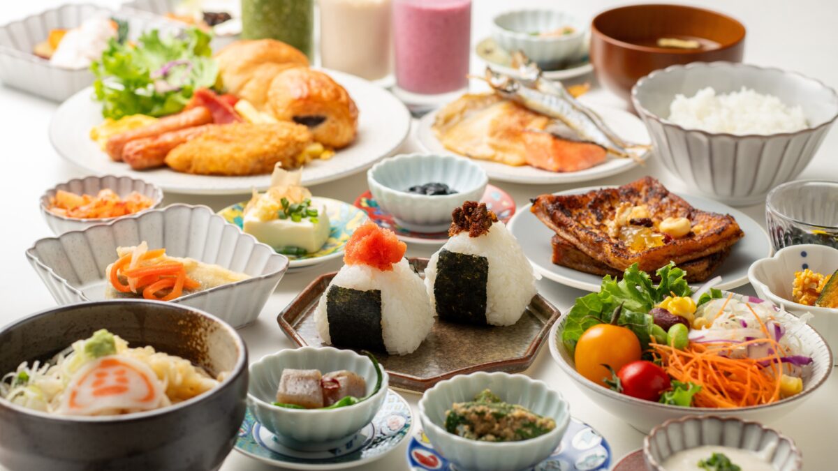 朝食ビュッフェ