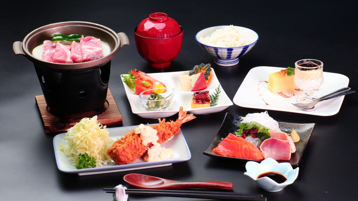 梅コースリーズナブルなご夕食をどうぞ