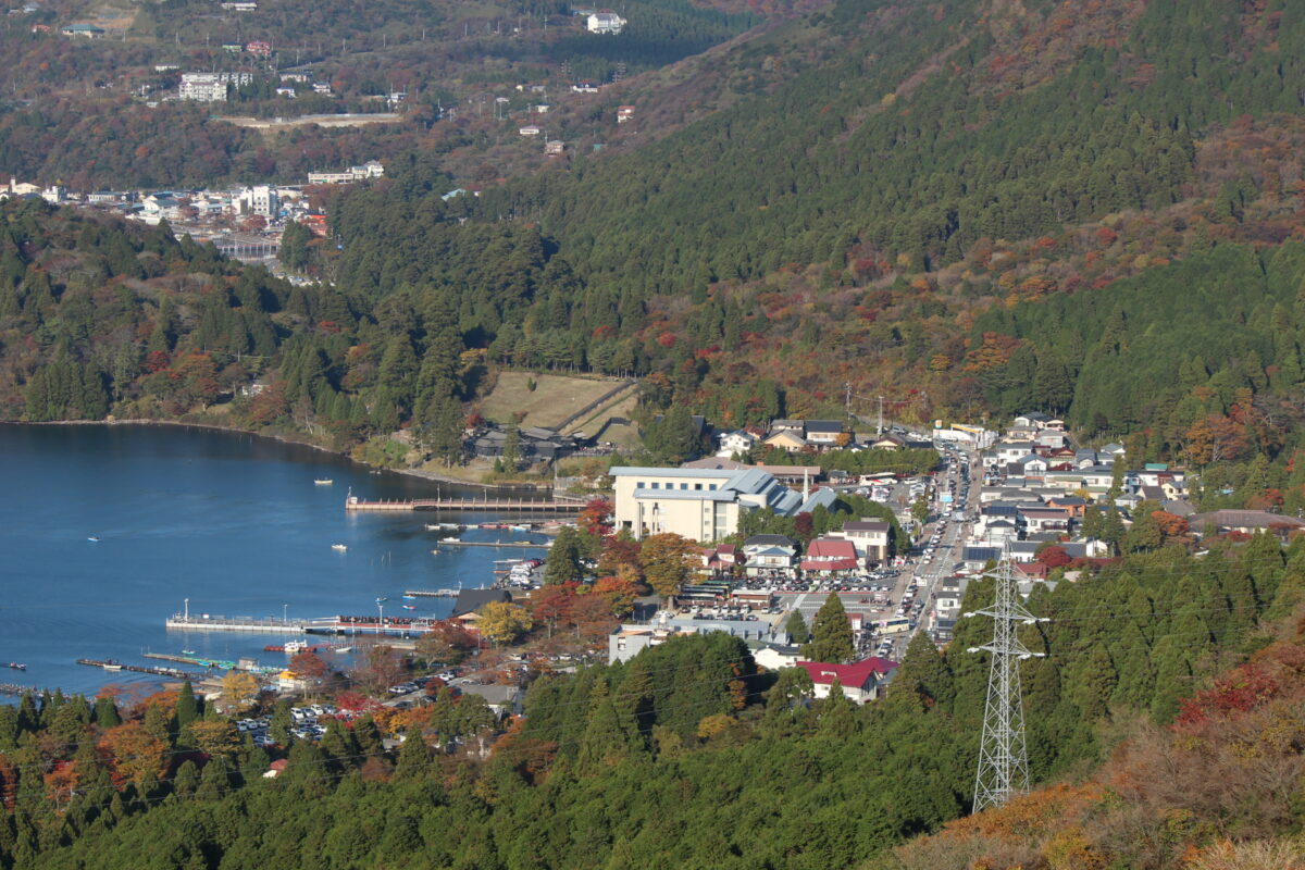 箱根町與蘆之湖景色