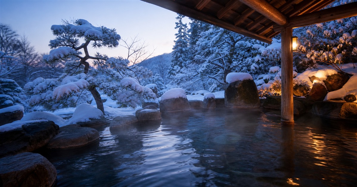 日本雪見溫泉：季節與天候指南